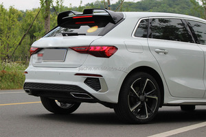 ABS ชุดแต่งรถสปอยเลอร์ติดหลังคาด้านหลังแบบติดขอบ <span class=keywords><strong>A3</strong></span>รถสปอยเลอร์สำหรับรถ Audi แฮทช์แบค2021 + ปีกบนท้ายรถสปอยเลอร์ - Product Image 6