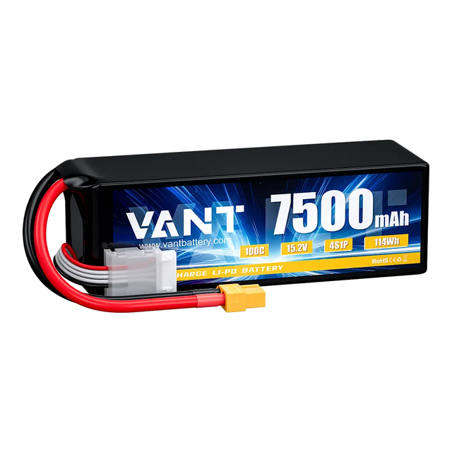 Vant 4S Drone Battery 7500mah 15.2V 100C 6S Llipo Drone Battery for FPV Frame 7/8/10inch Fpv Battery