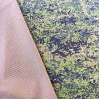 Tissu sergé ignifuge NYCO 50/50 Ripstop camouflage forêt des Philippines, antistatique, imprimé camouflage, pour uniformes et sacs