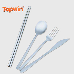 Ensemble de couverts en titane cuillère fourchette couteau Vaisselle portable pour le camping en plein air Équipement de camping Ensemble de couverts de camping - Product Image 1