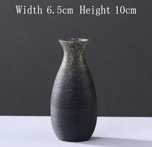 Modern Minimalist White Handmade Small Ceramic <b>Vase</b> for Living Room Flower Arrangement Home Decor Accent Piece - Product Image 6