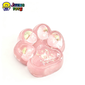 Jouet anti-stress JITENG <span class=keywords><strong>fait</strong></span> <span class=keywords><strong>maison</strong></span>, <span class=keywords><strong>mochi</strong></span> doux et brillant, fruits brillants en forme de fraise et de cristal, cadeau anti-stress - Product Image 1