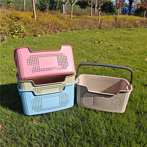 Cesta de Almacenamiento de Plástico Rectangular, Organizador de Ropa Portátil para el Hogar, Organizador de Ropa Multifuncional, Cesta de Regalo - Product Image 4