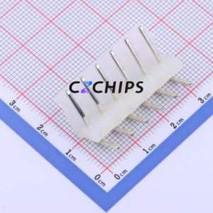 HC-5.08-6AW-G Wire-to-Board Pin Header Bent Lead Through Hole,P=5.08mm Connector 1x6P 5.08mm Right Angle Insert CH - Product Image 1