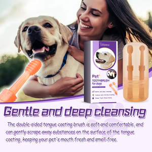 Etiqueta privada Yegbong Cepillo <span class=keywords><strong>de</strong></span> dientes suave para mascotas para perros y gatos Cepillo <span class=keywords><strong>de</strong></span> dientes <span class=keywords><strong>de</strong></span> <span class=keywords><strong>lengua</strong></span> <span class=keywords><strong>de</strong></span> silicona Juego <span class=keywords><strong>de</strong></span> cepillos <span class=keywords><strong>de</strong></span> dientes - Product Image 4