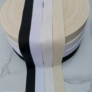 Cotton Webbing Engrossar 40mm Custom Largura Pure Cotton Plain Weave Webbing Fita Para Tote Bags Alças de Ombro