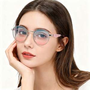 Gafas de Sol Redondas con Marco Grande de Metal, Diseño Retro 2025, Logotipo Personalizado, Unisex, Protección UV400 - Product Image 1