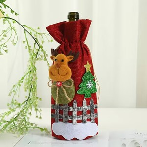 Decorazione Natalizia 2025, Borsa con Cordoncino a Forma di Babbo <span class=keywords><strong>Natale</strong></span> e Pupazzo di Neve, Sacchetto Regalo Riutilizzabile per Bambini - Product Image 4