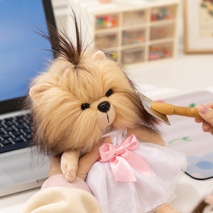 Lindo Peluche de <span class=keywords><strong>Yorkshire</strong></span> Terrier, Modelo Pequeño, Juguete de Peluche de Perro <span class=keywords><strong>Cachorro</strong></span>, Relleno de Algodón Suave con Relleno de PP, Regalo de Cumpleaños Perfecto para Niñas - Product Image 6