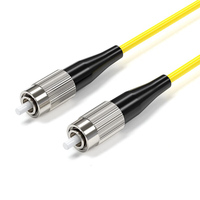 FC to FC Single Mode Simplex Fiber Optic Patch Cord Jumper Cable for FTTH and 5G Telecommunication Networks