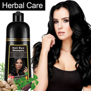 <span class=keywords><strong>Tinte</strong></span> Natural Semipermanente para el Cabello, Color Castaño Oscuro, Cubre las Canas, <span class=keywords><strong>Tinte</strong></span> Rojo para el Cabello, Champú Herbal para Teñir el Cabello de Negro, 500 ml - Product Image 5