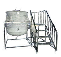 Cuve de mélange chauffante en plastique PP 500L résistante à la corrosion chimique (acides, alcalis, sels) avec agitateur pour haute température