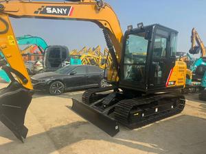 รถขุดขนาดเล็ก Sany75 สภาพ 98% ใหม่ น้ำหนัก 7 ตัน พร้อมหัวหนีบไฮดรอลิก ประสิทธิภาพสูง รถขุด Sany มือสองของแท้ - Product Image 3