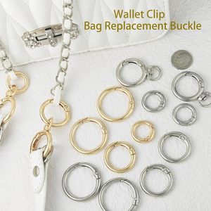 HOLAILS PCS Metal Spring O Ring Set Mixed Sizes Round Carabiner Keychain <b>Snap</b> <b>Hooks</b> For Key Rings Bags Dog Tags Buckle Paracord - Product Image 3