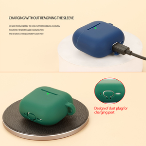 Auriculares inalámbricos TWS muestras gratis <span class=keywords><strong>para</strong></span> Apple <span class=keywords><strong>airpods</strong></span> 4 funda de goma de silicona funda <span class=keywords><strong>para</strong></span> auriculares funda de TPU - Product Image 2