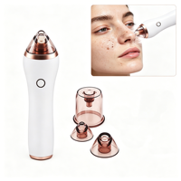 Aspirateur doux pour éliminer les points noirs et les points blancs, outil de soin de la peau à domicile, kit de nettoyage des pores du visage, aspirateur électrique portable pour points noirs