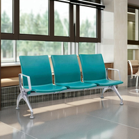 Chaises d'attente modernes en métal pour aéroport, hôpital, bureau, école, clinique