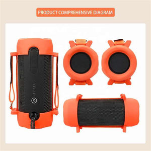 Funda de silicona para altavoz a <span class=keywords><strong>precio</strong></span> mayorista de fábrica para <span class=keywords><strong>JBL</strong></span> FLIP ESSENTIAL 2/TUNE FLEX 2/TUNE BUDS 2/TUNE Beam 2, funda para auriculares - Product Image 2