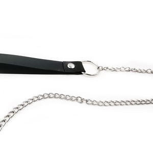 Juguetes Sexuales BDSM, Collar <span class=keywords><strong>de</strong></span> Esclavo, Correa, Cadena <span class=keywords><strong>de</strong></span> Acero, Restricción, Juego para Adultos, Collar <span class=keywords><strong>de</strong></span> Castigo para Perros, 100% Impermeable, Negro - Product Image 3