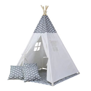 Tienda de Campaña Tipi de Lona de Algodón para Niños, Tienda de Campaña India para Niños Pequeños, 160 cm, Rayada, para Negocios de Alquiler, Tienda de Campaña Tipi India - Product Image 6