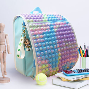 Mochila <span class=keywords><strong>Pop</strong></span> <span class=keywords><strong>It</strong></span> Personalizada para Adolescentes y Niños, Bolsas <span class=keywords><strong>de</strong></span> Burbujas Coloridas, Nueva Moda, Bolsas <span class=keywords><strong>Escolares</strong></span> para Estudiantes - Product Image 1