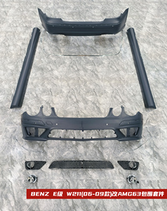 Kit Carrozzeria in Fibra di Carbonio con Paraurti Anteriore e Posteriore e Minigonne Laterali Compatibile con Nuovo E63 per <span class=keywords><strong>Mercedes</strong></span>-BENZ <span class=keywords><strong>Classe</strong></span> E <span class=keywords><strong>W211</strong></span> - Product Image 6