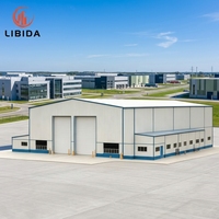 Almacén de Acero Prefabricado de Alta Resistencia, Instalación Rápida, Taller Metálico, Nave Industrial para Almacenamiento en Fábricas y Logística