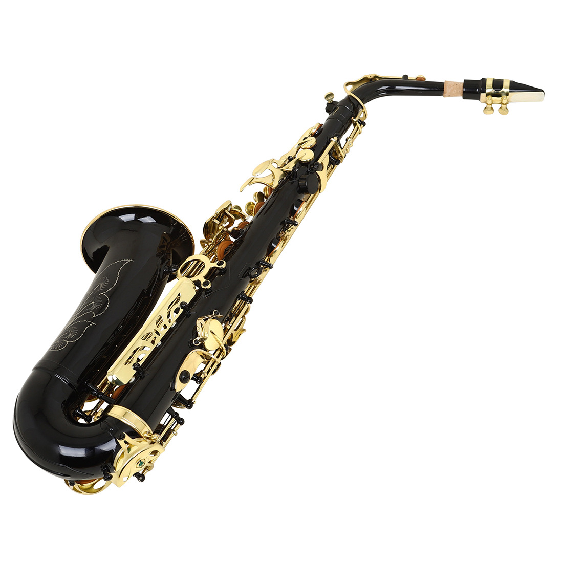 SLADE Black Gold Alto Saxophone - Complete Set for Beginners