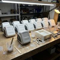 Service de fabrication en petite série de prototypes de moules en silicone pour coques d'instruments médicaux en polyuréthane moulé sur mesure, vente en gros