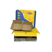 Scatole in Cartone Ondulato Kraft Personalizzate a Basso Prezzo per Pizza e Imballaggio Alimentare, Ecologiche con Goffratura Disponibile
