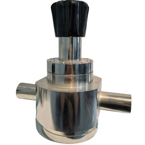 Regulador de <span class=keywords><strong>Gas</strong></span> de alto flujo <span class=keywords><strong>SS</strong></span> 316L de doble etapa de 1,5 pulgadas con conexiones soldadas/con brida para sistema de suministro de hidrógeno y oxígeno de nitrógeno - Product Image 2