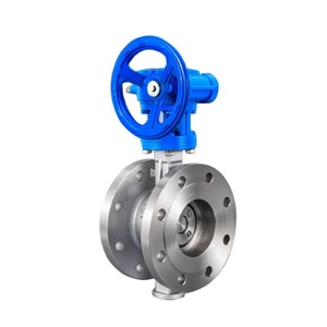 Joint métallique de contrôle industriel en acier inoxydable D341W, type manuel, en acier inoxydable SS304, connexion à bride PN10 16, 2-20 pouces, pour l'eau - Product Image 1