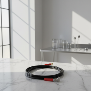 สายเคเบิลเดี่ยว UT แบบ 90 องศา Lemos 00 ถึง Microdot สำหรับเครื่องมือ NDT RG174 อุตสาหกรรม - Product Image 4