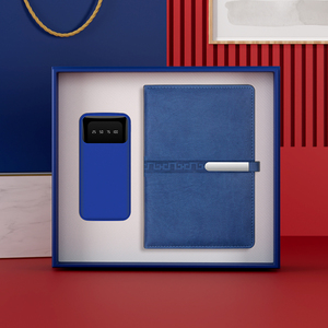 Business Executive Gift Set with A5 Plain Notebook 10000mah Power Bank Combos <strong>New</strong> <strong>Year</strong> Welcome Gift Set - Product Image 1