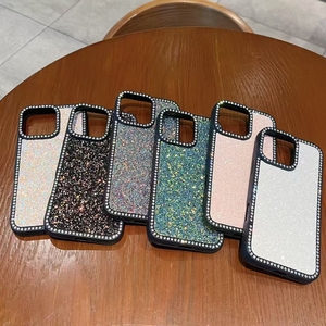 Custodia Protettiva Lusso Bling con Strass Diamantati Trasparente Antiurto per iPhone 12 e Samsung <span class=keywords><strong>Galaxy</strong></span> <span class=keywords><strong>A70</strong></span> - Product Image 3