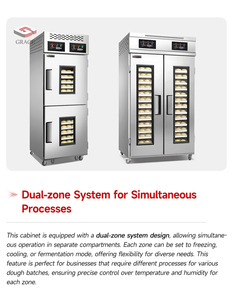 Armoire de retardateur personnalisable OEM pour équipement de boulangerie 16/32/64 Plateau Pâte Fermentation Proofer 220V Nouvelle Noix Maïs Fruit Eau - Product Image 3