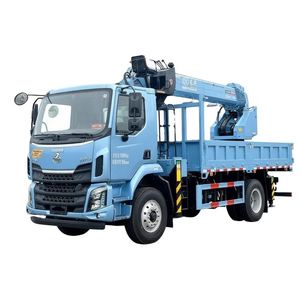 Camion-grue Dongfeng M3 4*2 avec grue télescopique de 8 tonnes, carrosserie flexible, idéal pour le transport sur de courtes distances - Product Image 1
