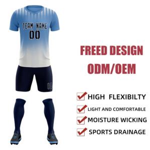 Groothandel Hoge Kwaliteit Custom Afdrukken Top Kwaliteit Retro Voetbal Jersey Thailand Kwaliteit Voetbal Jersey - Product Image 6