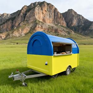 Remorques entièrement équipées aux normes américaines pour la vente rapide de jus, chariots de restauration mobiles, chariots à snacks - Product Image 1