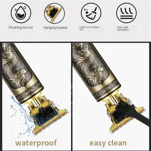Battery Powered Hair Trimmers Maquina Inalambrica <strong>De</strong> Afeitar Professional T9 Rechargeable Electric Blade Beard Trimmer - Product Image 3