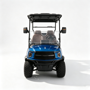 Voiturette de golf électrique 4 places avec batterie au lithium, navette de tourisme pour sites touristiques et stations balnéaires - Product Image 2