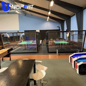 Pista de Pádel y <span class=keywords><strong>Ping</strong></span> Pong, Pista Deportiva de Vidrio para Interiores y Exteriores, para Clubes, Resorts y Entretenimiento Familiar - Product Image 6