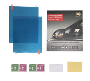 Pellicola impermeabile antiappannamento antipioggia per finestrini laterali auto trasparenti pellicole a specchio con caratteristiche antipioggia adesivo per auto - Product Image 6