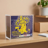 Clear Acrylic Protector <strong>Case</strong> for <strong>Elite</strong> <strong>Trainer</strong> <strong>Box</strong>, Transparent Card <strong>Box</strong> Display <strong>Case</strong> with Lid, TCG Sealed <strong>Box</strong> Holder