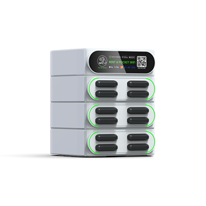 Station de location de batteries externes partagées 12 emplacements tendance 2025 avec chargeurs rapides MIFI – Distributeurs automatiques de batteries externes pour téléphones portables - Product Image 3