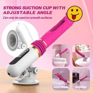 8 Escala De Freqüência 8 Speed Tapping <span class=keywords><strong>Vagina</strong></span> Automática Clitoris Vibrador 5 Vibração De Freqüência Big Dildo Vibrador <span class=keywords><strong>Sex</strong></span> Gun Machine - Product Image 6