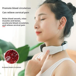 Tens pulso de baja frecuencia calentamiento masaje cervical inalámbrico 4D tejido profundo shiatsu vibración masajeador de cuello inteligente con 6 modos - Product Image 5
