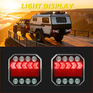 <span class=keywords><strong>Kit</strong></span> de <span class=keywords><strong>Luces</strong></span> LED Magnéticas Inalámbricas para Remolque con Diseño Impermeable, Transmisión Inalámbrica y Montaje con Ventosa para Camión - Product Image 4