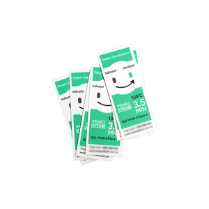 Fábrica Atacado Autoclave Classe 6 Indicador Químico Vapor Faixa Chumbo e Heavy Metal Livre Esterilização Test Card - Product Image 5