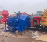 Pompe à boue de forage API7K F500 Terui Pfike en acier moulé, triplex, simple action, pour plateforme de forage pétrolier, avec boîtier en bois et compartiment de soupape API-7 #   Hebei